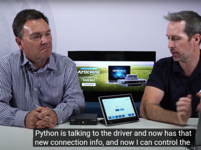 AMX MUSE - Episode 7 - How AMX MUSE reduces the cost and complexity of replacing peripheral devices